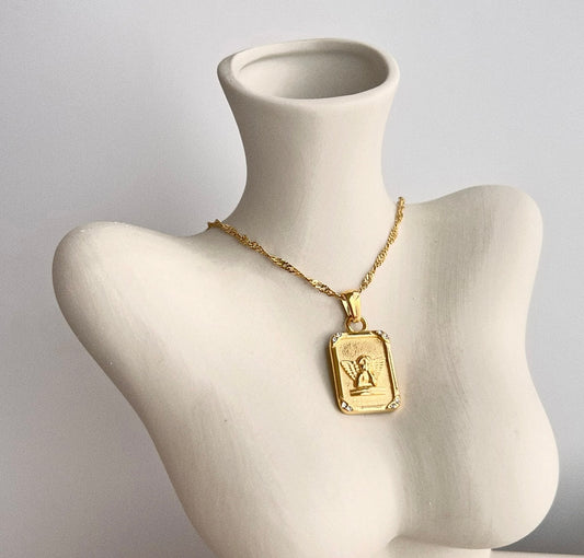 Square Angel Necklace