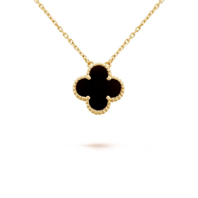 Clover Necklace - Black