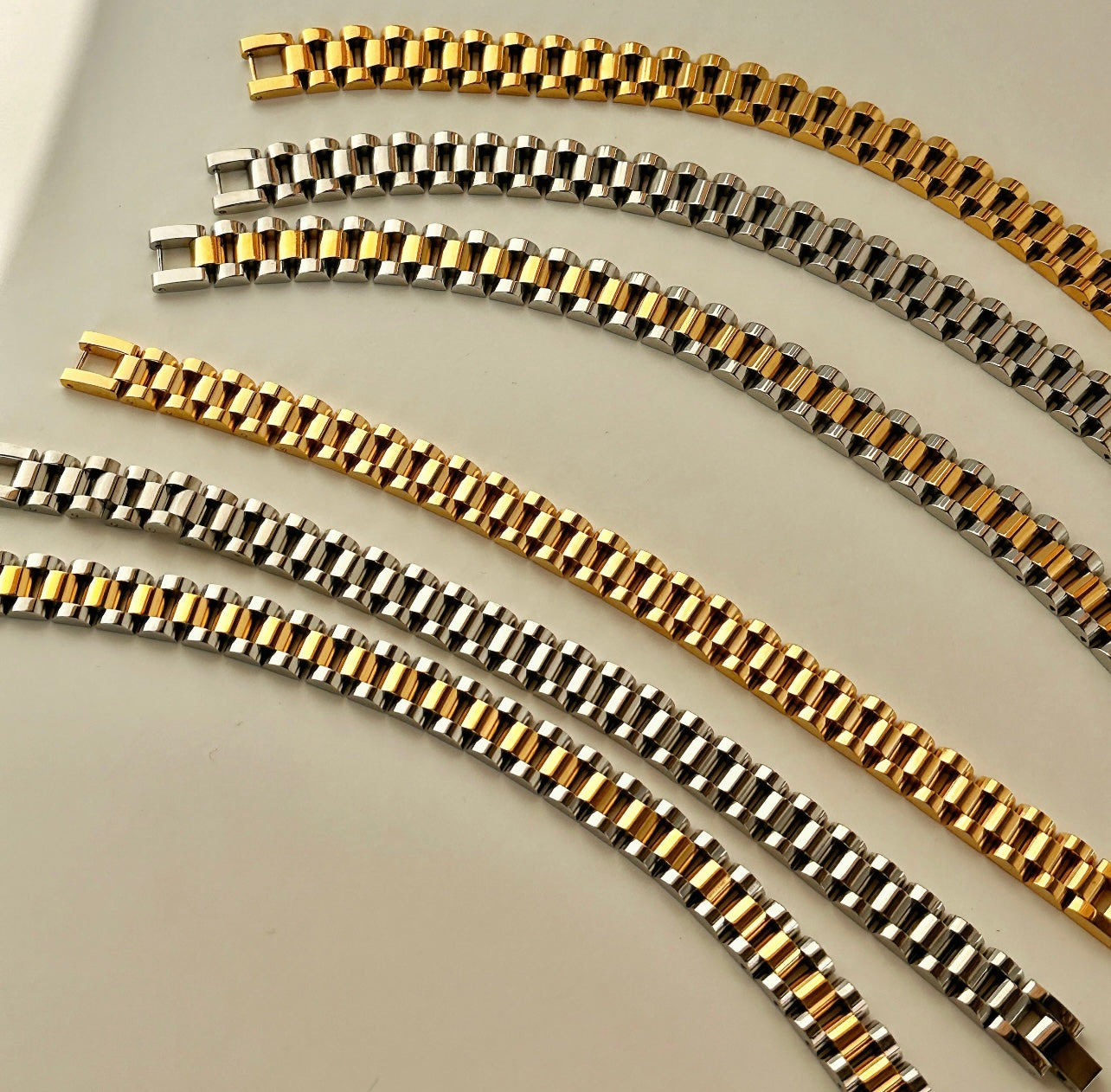 Rollo Watch Bracelet -Multi Gold & Silver